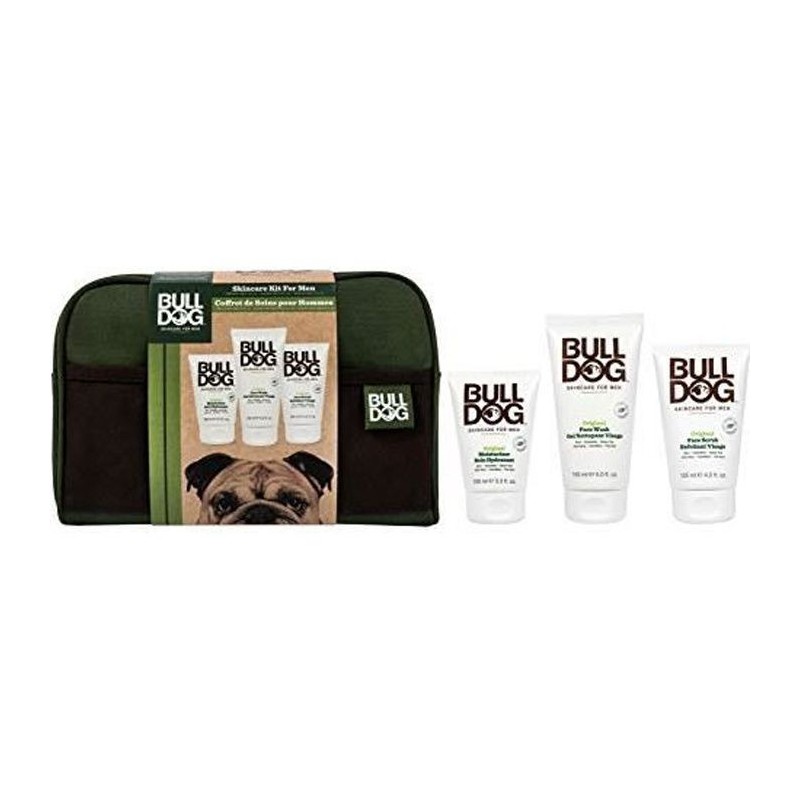 BULLDOG Trousse Soin du visage - Pour les hommes - Contient des ingrédients naturels - Sans colorants artificiels