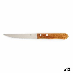 Couteau à viande Amefa Steak Madera Acier Métal 12 Unités 20,5 cm (Pack 12x)