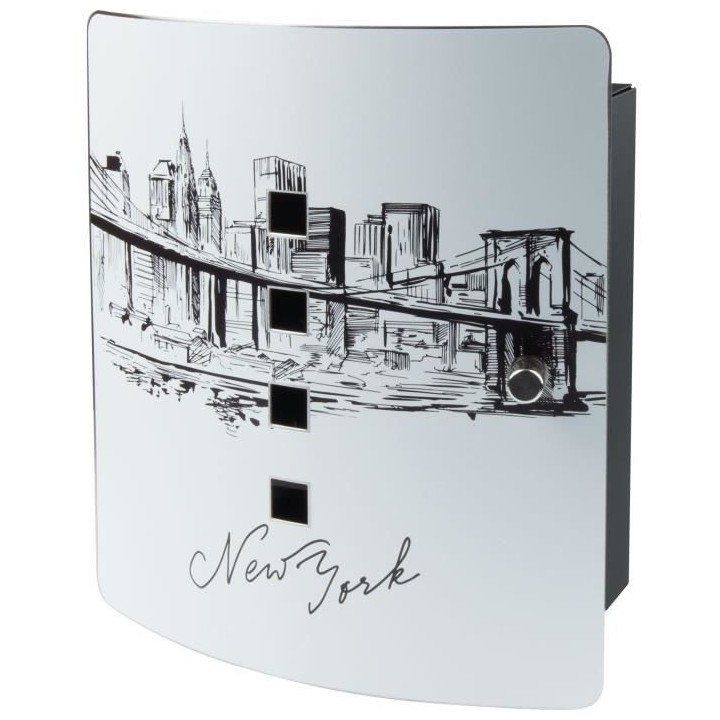 BURG-WÄCHTER Armoire a clés 6204/10 Ni Skyline NY
