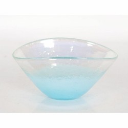 Centre de Table DKD Home Decor 27 x 20 x 15,5 cm Verre Bleu Transparent