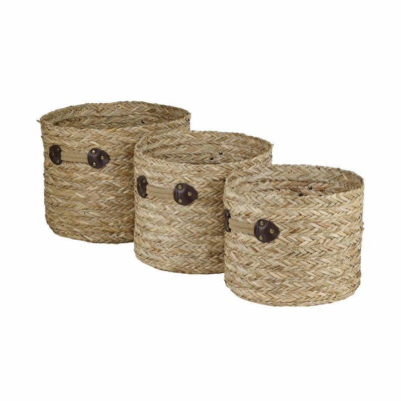 Set de basket DKD Home Decor Herbier marin (35 x 35 x 28 cm)