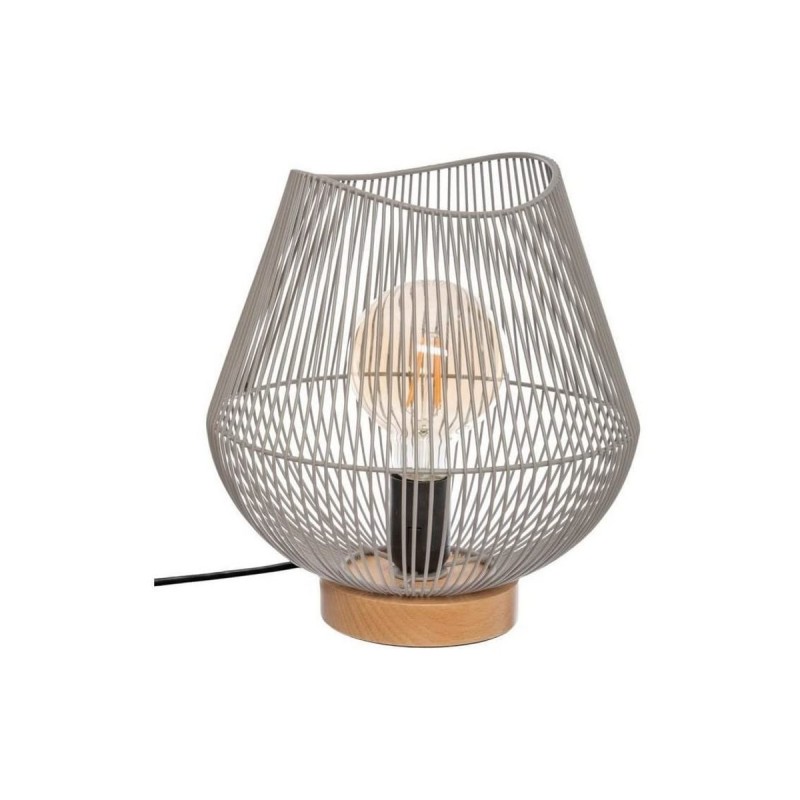 Lampe de bureau Atmosphera Jena Gris Métal 40 W (Ø 28 x 26 cm)