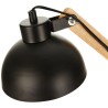 Lampe de bureau EDM Noir Bois Métal 60 W (Ø 16 x 53 cm)