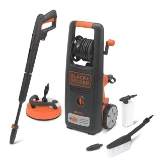 BLACK + DECKER Nettoyeur Haute Pression avec Brosse Fixe et Brosse Ter