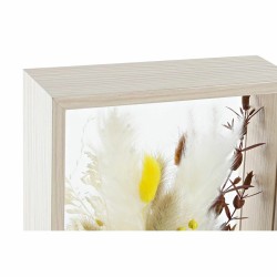 Fleur décorative DKD Home Decor 16 x 6 x 21 cm Beige Vert Jaune Fleurs (2 Unités)