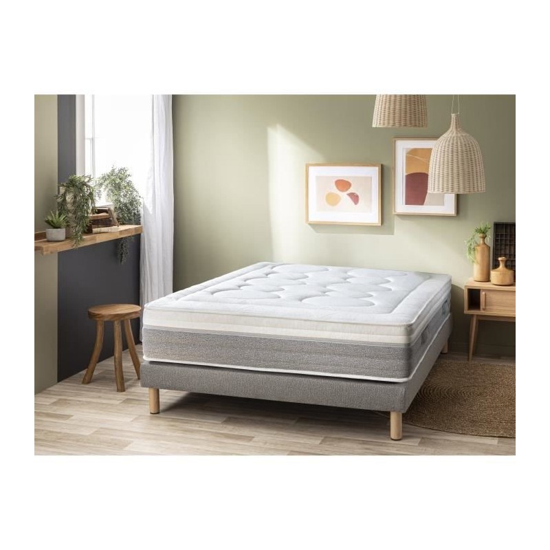 Matelas 160x200 cm SOMDREAM - 27 cm - Mémoire de forme - Triple suspension - OSCAR