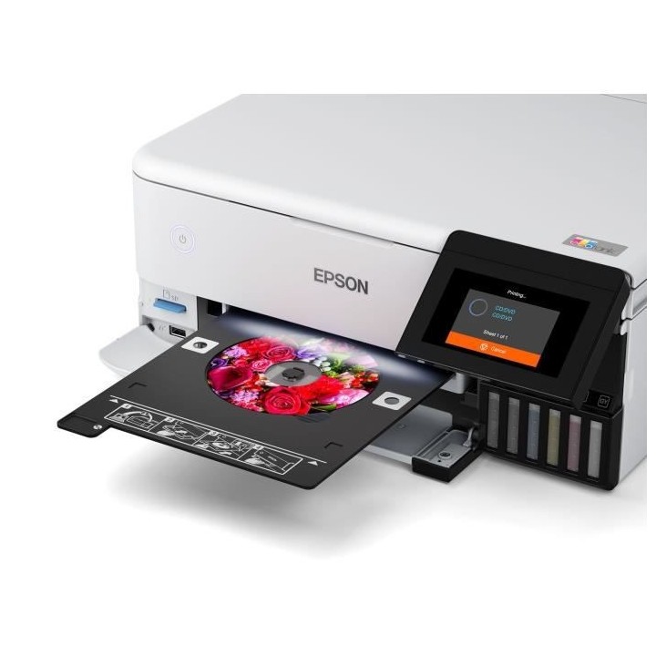 Imprimante Multifonction 3-en-1 - EPSON - Ecotank ET-8500 - Jet d'encr