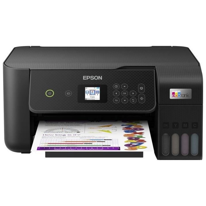 Imprimante Multifonction 3-en-1 - EPSON - Ecotank ET-2821 - Jet d'encr