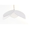 Suspension DKD Home Decor Métal Lin 50 W (70 x 70 x 16 cm)