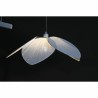 Suspension DKD Home Decor Métal Lin 50 W (70 x 70 x 16 cm)