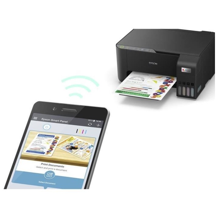 Imprimante Multifonction 3-en-1 - EPSON - Ecotank ET-2812 - Jet d'encr