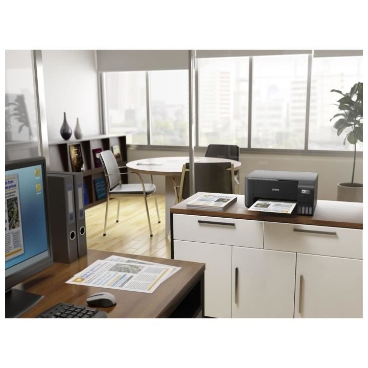 Imprimante Multifonction 3-en-1 - EPSON - Ecotank ET-2812 - Jet d'encr