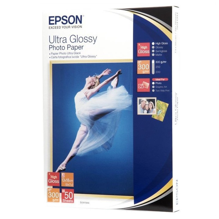 Epson C13S041944 50 feuilles 13x18 300g
