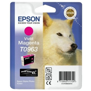 EPSON Cartouche d'encre T0963 Magenta - Loup (C13T09634010)