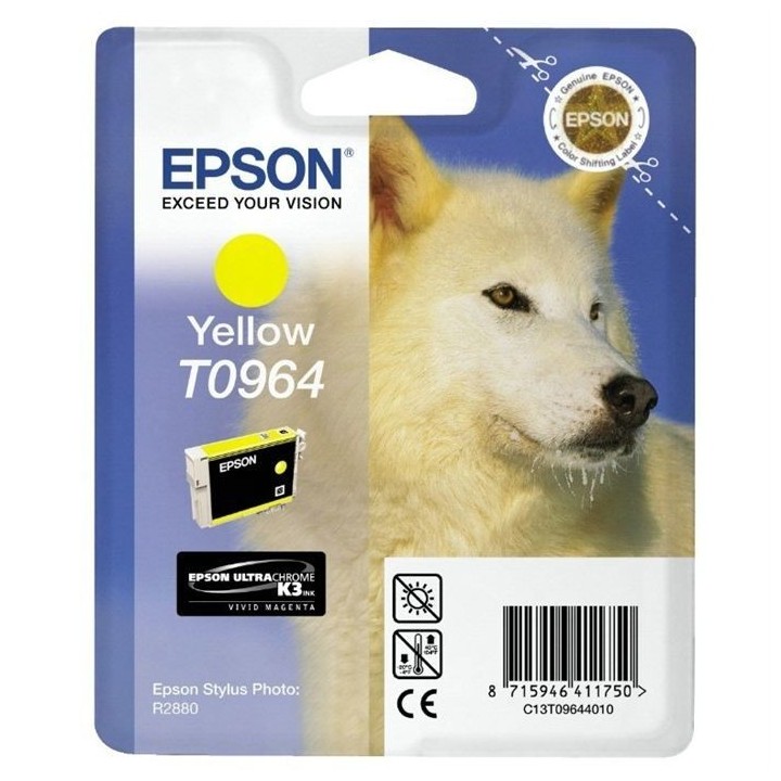 EPSON Cartouche d'encre T0964 Jaune - Loup (C13T09644010)