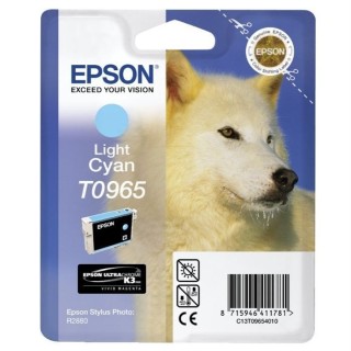 EPSON Cartouche d'encre T0965 Cyan clair - Loup (C13T09654010)