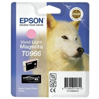 EPSON Cartouche d'encre T0966 Magenta clair - Loup (C13T09664010)