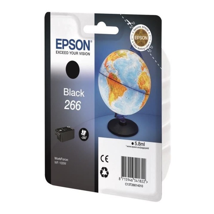EPSON Cartouche d'encre 266 Noir - Globe (C13T26614010)