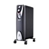 Radiateur EDM Black Edition Noir/Gris 1500 W