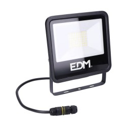 Projecteur LED EDM Noir 50...