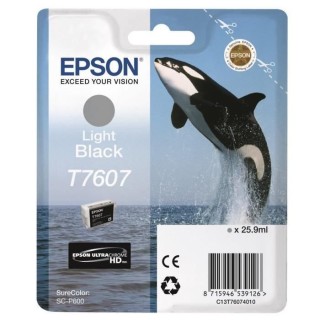 EPSON Cartouche d'encre T7607 Noir clair - Orque (C13T76074010)