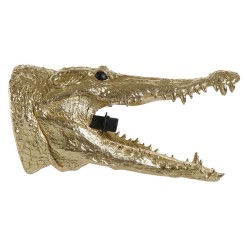 Applique DKD Home Decor Doré Résine 25 W 220 V Crocodile 27,5 x 41 x 22 cm