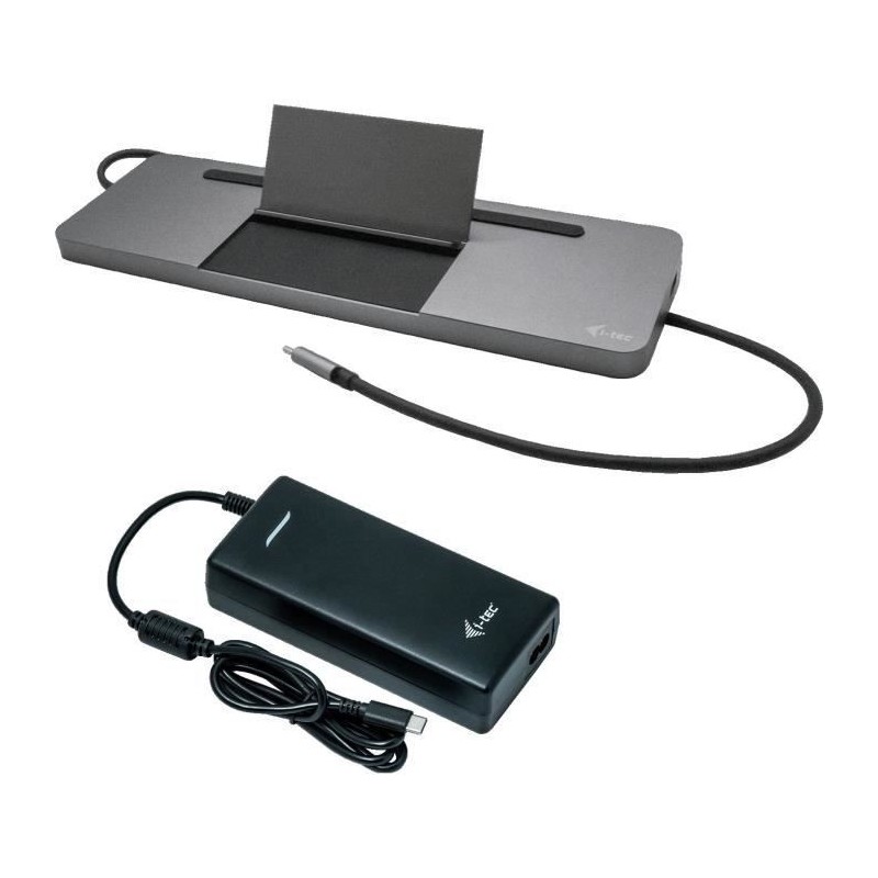 i-tec - USB-C Station d'accueil avec Adaptateur Secteur Universel -