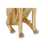 Figurine Décorative DKD Home Decor Doré Résine Chien (42,5 x 25,5 x 78 cm)