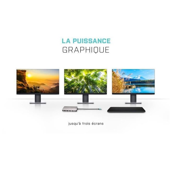 i-tec - USB-C Nano Station d'accueil 3x Full HD -