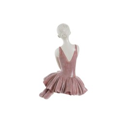 Figurine Décorative DKD Home Decor Romantique Danseuse Classique 16 x 11 x 17 cm (2 Unités)