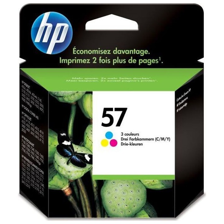 HP 57 Cartouche d'encre trois couleurs authentique (C6657AE) pour HP P