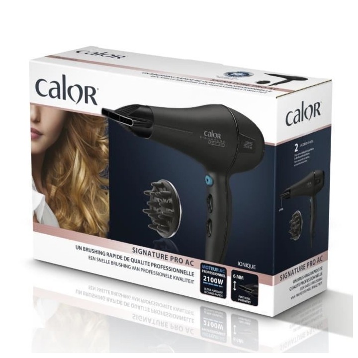 CALOR CV7833C0 Seche Cheveux - Moteur AC - 2100W