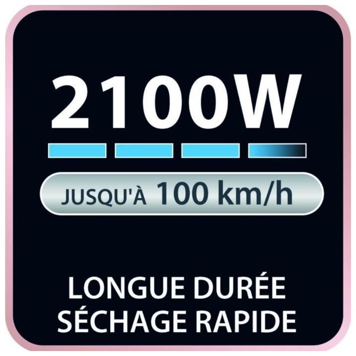 CALOR CV7833C0 Seche Cheveux - Moteur AC - 2100W