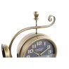 Horloge Murale DKD Home Decor Station 29 x 10 x 39,5 cm Fer Vintage (2 Unités)