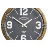 Horloge Murale DKD Home Decor 40,5 x 10 x 40,5 cm Verre Fer (2 Unités)