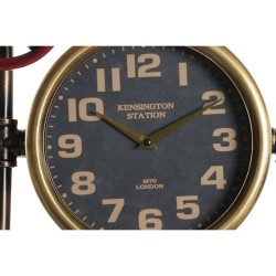 Horloge Murale DKD Home Decor Vannes 37,5 x 11 x 59 cm Verre Fer (2 Unités)