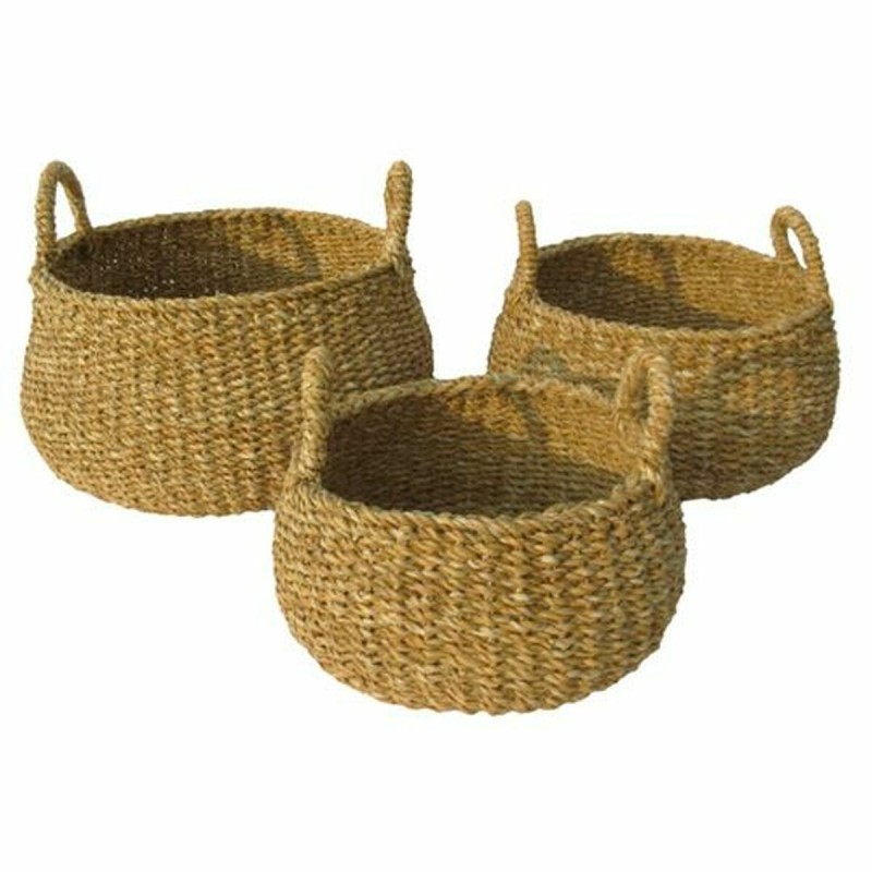 Boîte Décorative DKD Home Decor Herbier marin (36 x 45 x 23 cm) (3 Pièces)