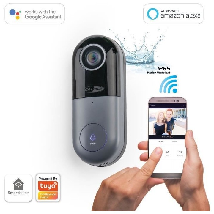 CALIBER Visiophone intérieur et extérieur wifi