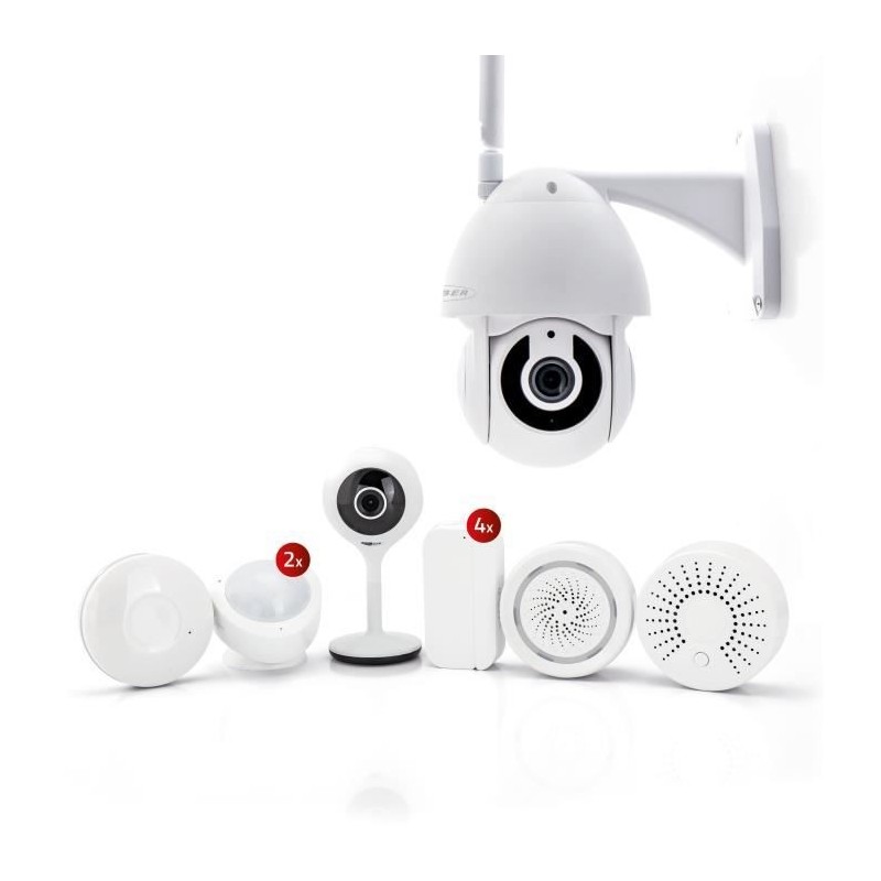 CALIBER Home security set de luxe - Pack alarme