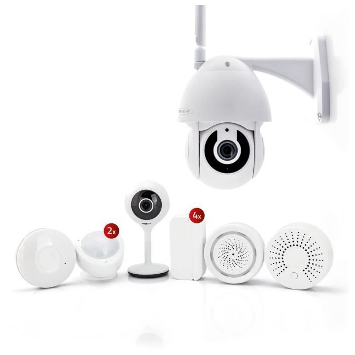 CALIBER Home security set de luxe - Pack alarme