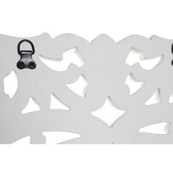 Décoration murale DKD Home Decor Miroir Blanc Bois MDF (90 x 1,5 x 90 cm)