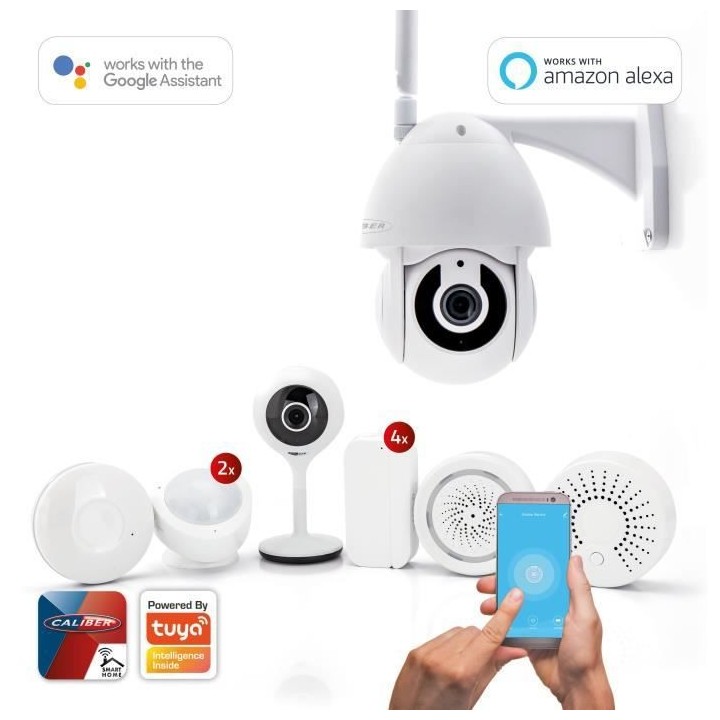 CALIBER Home security set de luxe - Pack alarme
