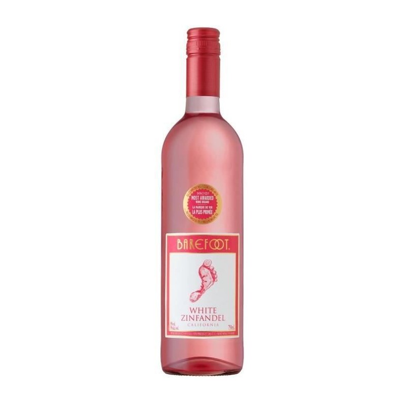 Vin de Californie BAREFOOT ZINFANDEL - Rosé - 75 cl