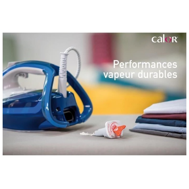 CALOR FV5630C0 Turbopro Anti-Calc Fer a repasser vapeur, 2600 W, Turbo
