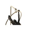 Figurine Décorative DKD Home Decor 25 x 26 x 56 cm Noir Doré Gymnaste (3 Unités)