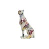 Figurine Décorative DKD Home Decor Blanc Multicouleur Léopard Moderne 16 x 8 x 25 cm