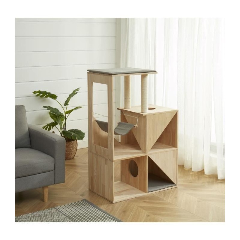 BEAU RIVAGE CALINE Arbre a chat Design bois