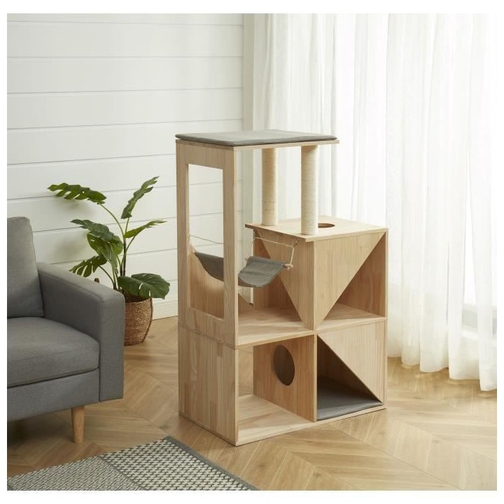 BEAU RIVAGE CALINE Arbre a chat Design bois