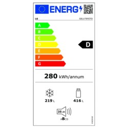 Réfrigérateur américain LG GSLV70PZTD Acier