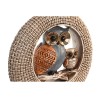 Figurine Décorative DKD Home Decor 16,5 x 6 x 25,5 cm Beige Hibou Bleu Boho (2 Unités)